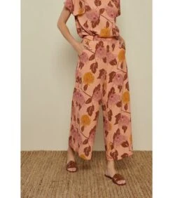 Losse Broek Met Bloemenprint