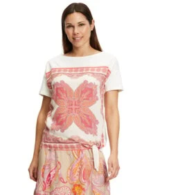 Betty Barclay Shirt Met Geknoopt Effect