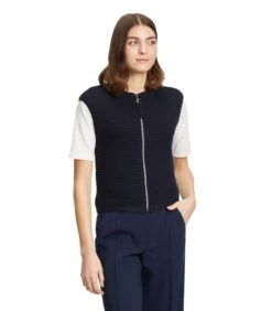 Betty Barclay Grofgebreide Vest Zonder Mouw