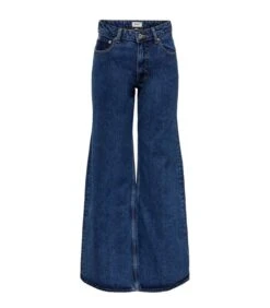 ONLY Vrouwelijke Klassieke Jeans Met Wijde Pijpen Onlchri...