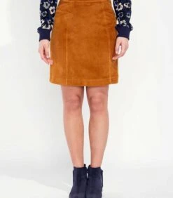 Uitlopende Fluwelen Rok DELHI