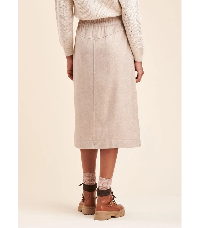 Gemengde Wollen Spanten Rok 3 Gemengde Wollen Spanten Rok - Afbeelding 3