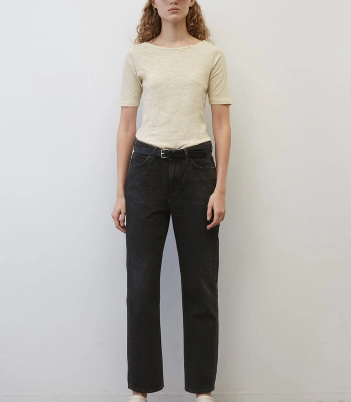 Marc O'Polo T-shirt Met Boothals Slim 1 Marc O'Polo T-shirt Met Boothals Slim