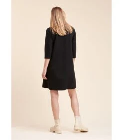 Wijd Uitlopende Jurk Van Milano Jerseystof -Dames Outfits Winkel 7fe6da3176a947c0a078ea199a0a407b