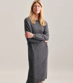 Seidensticker Jurk Uni Lange Mouwen Ronde Hals -Dames Outfits Winkel 80ef40e588d54e8f8054a6e5fa8f0d42