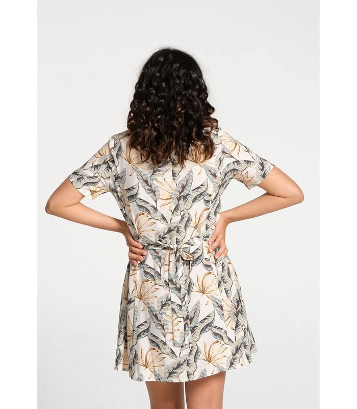 Korte Wijd Uitlopende Kleding Bedrukt 4 Korte Wijd Uitlopende Kleding Bedrukt - Afbeelding 4