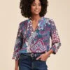 Losse Top Met Bloemenprint