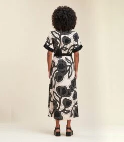 Ecovero™ Loszittende Viscose Maxi-jurk Met Plantaardige Print 5 Ecovero™ Loszittende Viscose Maxi-jurk Met Plantaardige Print -Dames Outfits Winkel 843517cce85a4822bd06a730ea600ae2