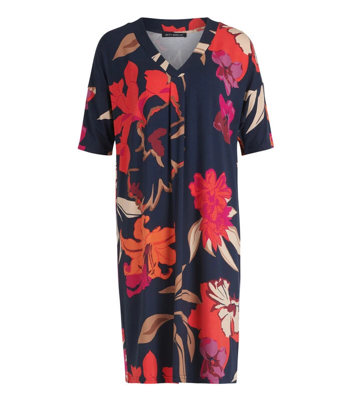 Betty Barclay Jersey Jurk Met V-hals 3 Betty Barclay Jersey Jurk Met V-hals - Afbeelding 3