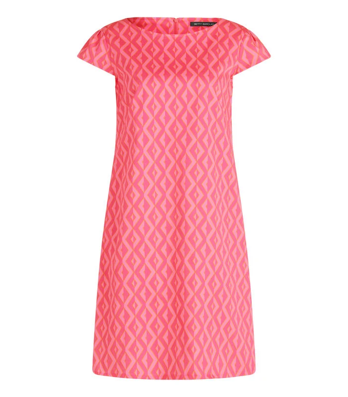 Betty Barclay Kanten Jurk Met V-hals 3 Betty Barclay Kanten Jurk Met V-hals - Afbeelding 3