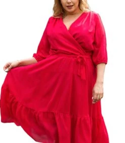 Dames Outfits Winkel 20 GERARDA Uitlopende Chiffon Formele Jurk