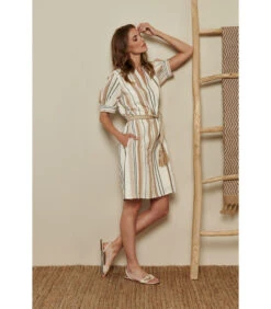 Hemdsjurk Met Strepen