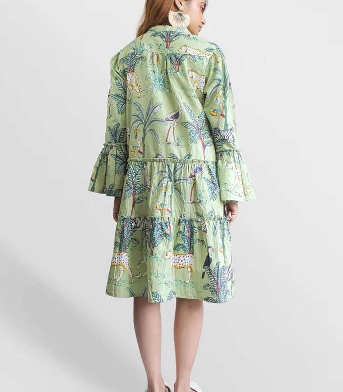 'Zambia Flounce' Jurk 4 'Zambia Flounce' Jurk - Afbeelding 4