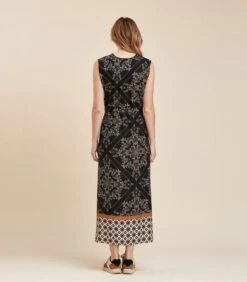 Bedrukte Maxi-jurk Met Basis -Dames Outfits Winkel 8bec3103a8ca4310bfb5eab9e6115b27