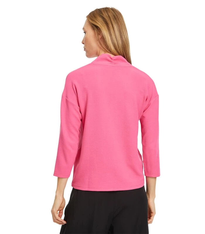 Betty Barclay Casual Shirt Met Hoge Kraag 2 Betty Barclay Casual Shirt Met Hoge Kraag - Afbeelding 2