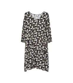 Seidensticker Jurk Stippen 3/4 Mouwen V-Hals -Dames Outfits Winkel 900c7fa97ebe472fbe35ad2349cd37ce