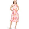 Vera Mont Chiffon Jurk Met Print