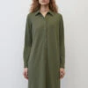 Marc O'Polo Jersey Jurk Met Knoopsluiting