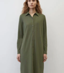 Marc O'Polo Jersey Jurk Met Knoopsluiting