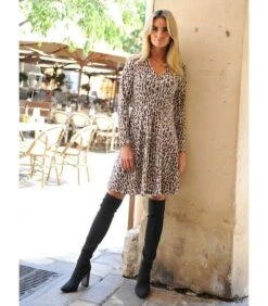 Luipaard Wikkeljurk Met Rok LIZZIE -Dames Outfits Winkel 945e6830658442749a532631c3d90d4f