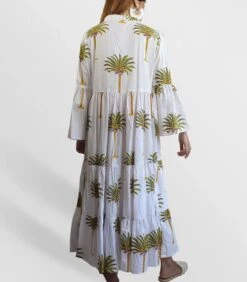'Palm' Jurk -Dames Outfits Winkel 94b9e61dca0c49f3b5fae2150cd79160