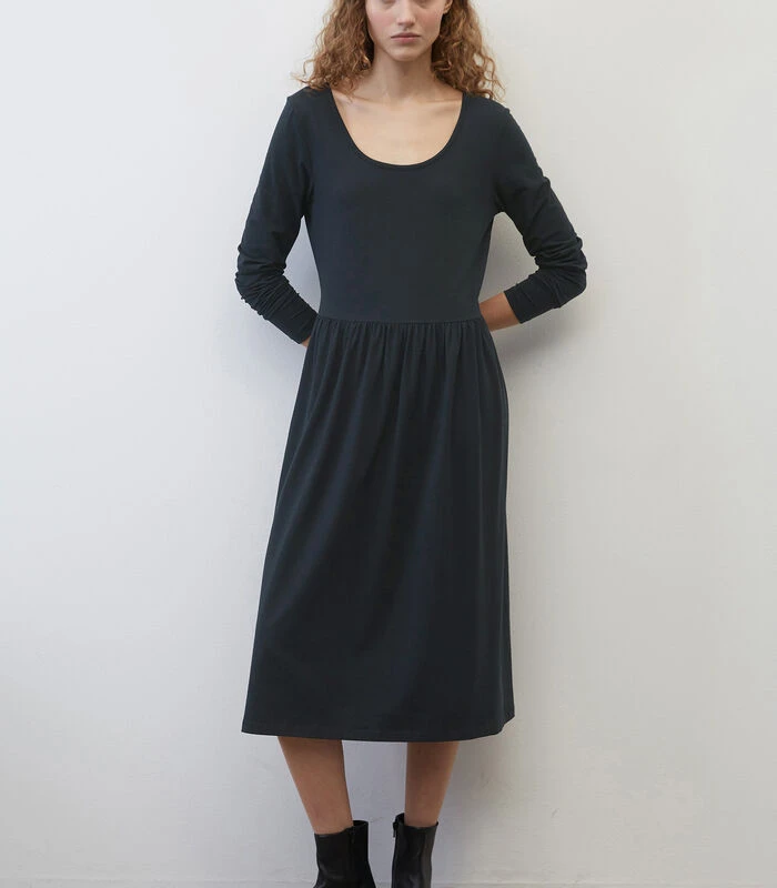 Marc O'Polo Jersey Jurk Met Wijde Rok 2 Marc O'Polo Jersey Jurk Met Wijde Rok - Afbeelding 2