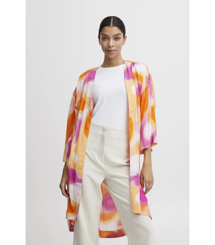 B.young Vrouwen Kimono Jurk Imala 2 B.young Vrouwen Kimono Jurk Imala - Afbeelding 2