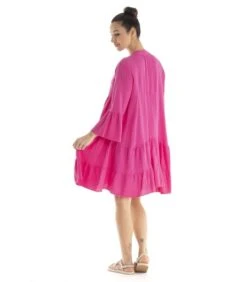 RUSTY - Jurk 3/4 Mouwen -Dames Outfits Winkel 9e3366a8316c49c1aede555ddb7a0cd1