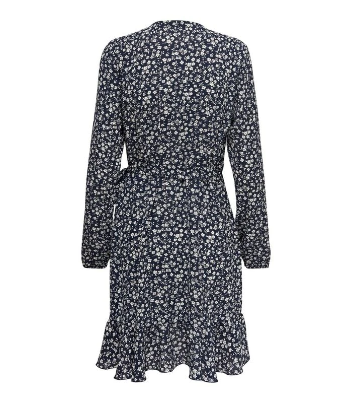 ONLY Dames Jurk Carly Wrap Manches Longues 3 ONLY Dames Jurk Carly Wrap Manches Longues - Afbeelding 3