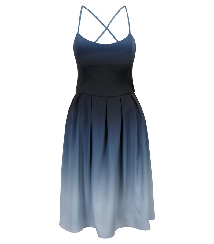 Vera Mont Cocktailjurk Met Kleurverloop 3 Vera Mont Cocktailjurk Met Kleurverloop - Afbeelding 3