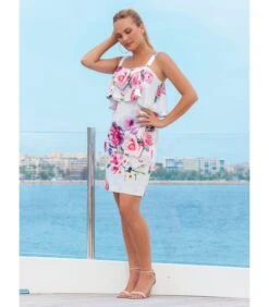 Jurk Van Elastische Stof Met Bloemmotief ANGEL 6 Jurk Van Elastische Stof Met Bloemmotief ANGEL -Dames Outfits Winkel 9ea4cec5531d476c8cd2a42447dacb52