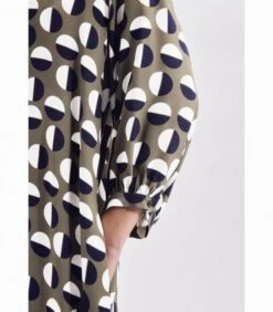 Seidensticker Jurk Stippen 3/4 Mouwen V-Hals -Dames Outfits Winkel 9f57b25f9df34bcf92844a0172e202f2