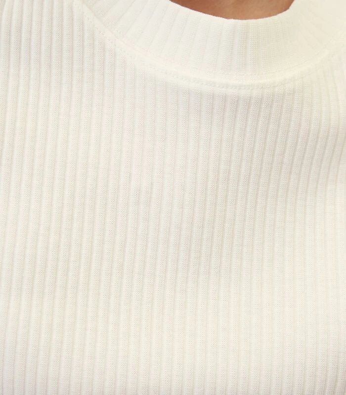 Longsleeve Met Geribde Ronde Hals 5 Longsleeve Met Geribde Ronde Hals - Afbeelding 5