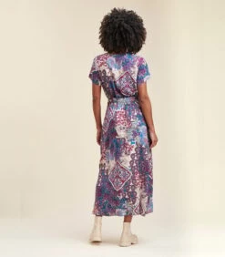 Maxi-jurk Met Bloemenprint -Dames Outfits Winkel a03c581cf3d14b7097df45e3ce70d393