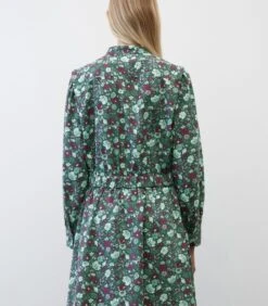 Marc O'Polo Jurk Met Print En Volumineuze Mouwen -Dames Outfits Winkel a285b5fca0e5498ebde74afcfe69c351