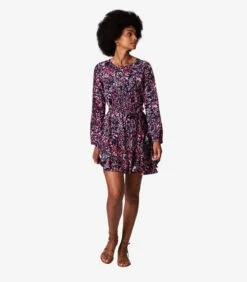 OXBOW Gecentreerde Bedrukte Jurk O1DEVA 6 OXBOW Gecentreerde Bedrukte Jurk O1DEVA -Dames Outfits Winkel a391f8c4c3054ffba0fb483799393444