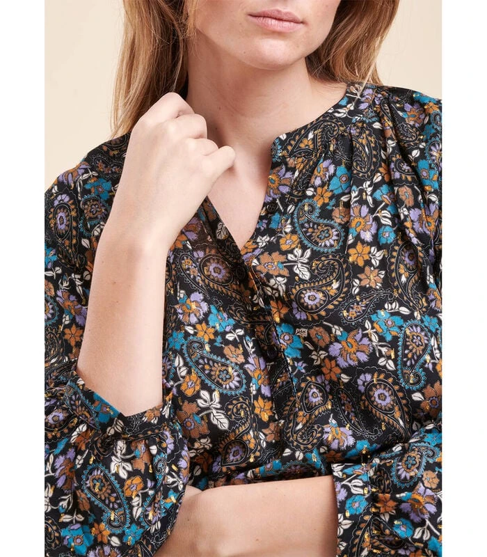 Bloem -Gedrukte Top 4 Bloem -Gedrukte Top - Afbeelding 4