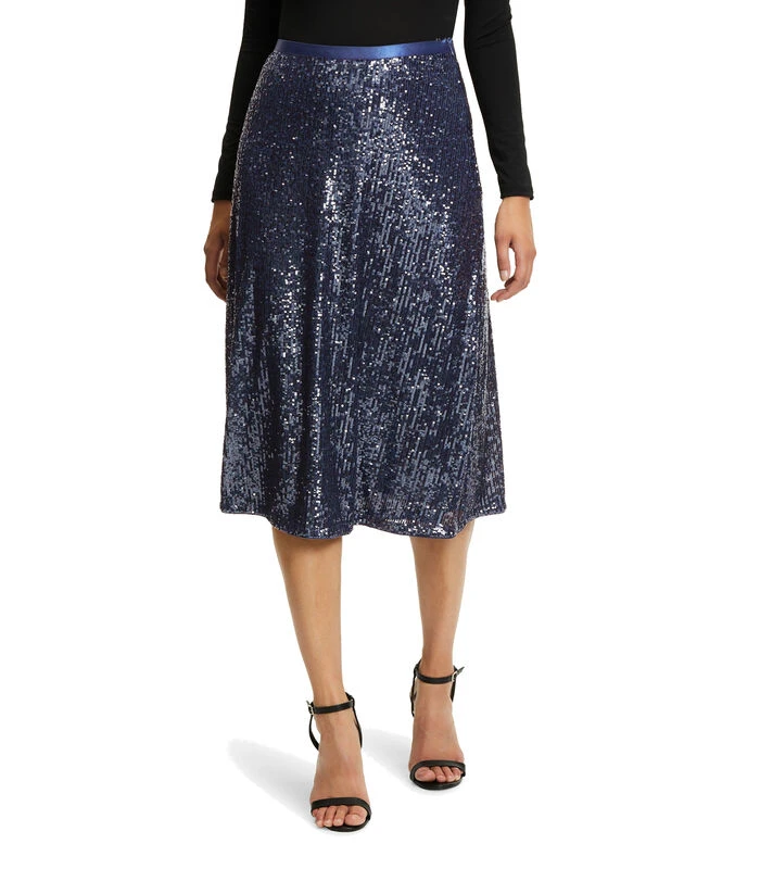 Vera Mont Rok Met Pailletten In Glitterlook 1 Vera Mont Rok Met Pailletten In Glitterlook