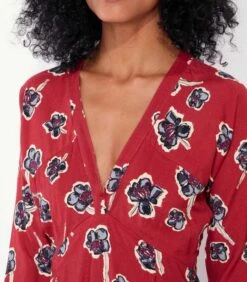 Lange Vloeiende Jurk Bedrukte Sluier MALADA -Dames Outfits Winkel a4876c36c18d4297bd21fd8a61354517