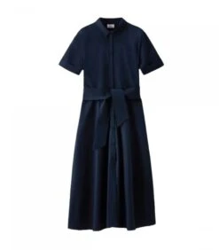 Woolrich Belted Poplin Vrouwen Jurk