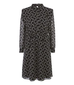 Midi-jurk Met Hoge Kraag 7 Midi-jurk Met Hoge Kraag -Dames Outfits Winkel a7666392405b4a35a8df81e9bfdfe224