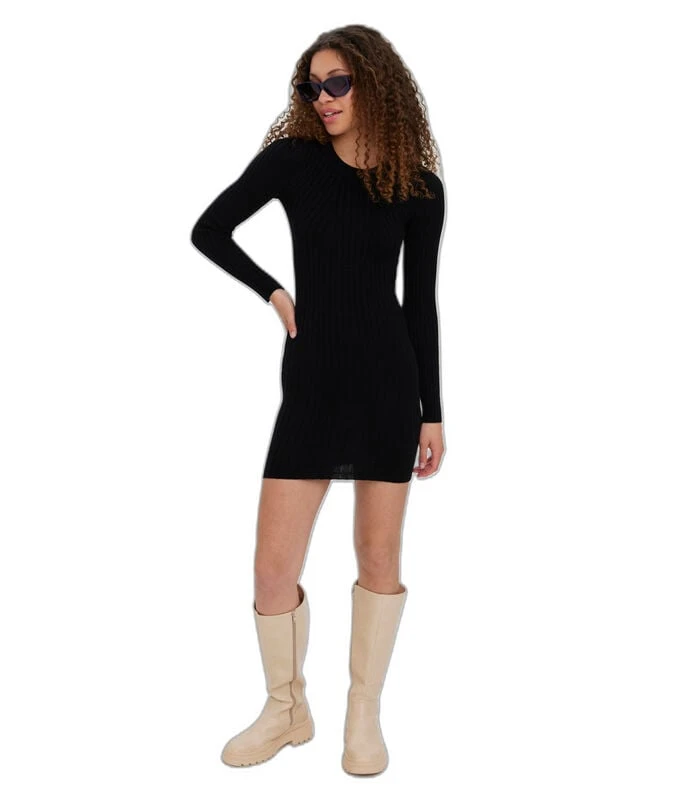 Vero Moda Damesjurk Met Lange Mouwen En O-hals Kiki 4 Vero Moda Damesjurk Met Lange Mouwen En O-hals Kiki - Afbeelding 4