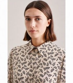 Seidensticker Jurk Print Lange Mouwen Kraag -Dames Outfits Winkel a79670f8d055415e95c8c24c227634f7