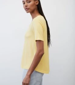Marc O'Polo T-shirt Met Ronde Hals Regular -Dames Outfits Winkel a97f178418404feca4d977a8b99e6bb3