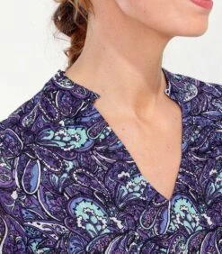 Bedrukte Vliegende Katoenen Jurk MIYAMA -Dames Outfits Winkel adaeae3444b04601b613382170f03b34