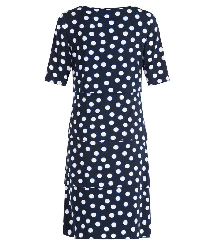 Betty Barclay Gelaagde Jurk Korte Mouwen 4 Betty Barclay Gelaagde Jurk Korte Mouwen - Afbeelding 4