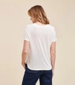 T-shirt Met Ronde Hals -Dames Outfits Winkel b0c9748f753040ef93151ad17704e99e