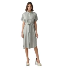 Vero Moda Dameshemdjurk Bumpy -Dames Outfits Winkel b5727c13f2b84bd7af23bac203500d66