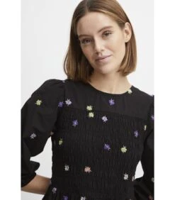 B.young Geborduurde Damesjurk Hanla -Dames Outfits Winkel b7bdae23ca33402da96112120a15d31b