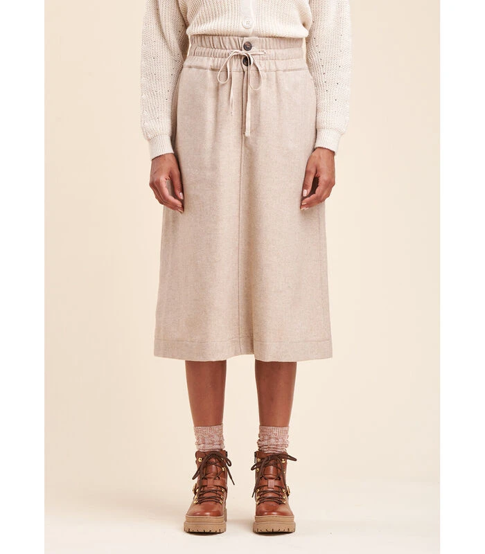 Gemengde Wollen Spanten Rok 2 Gemengde Wollen Spanten Rok - Afbeelding 2